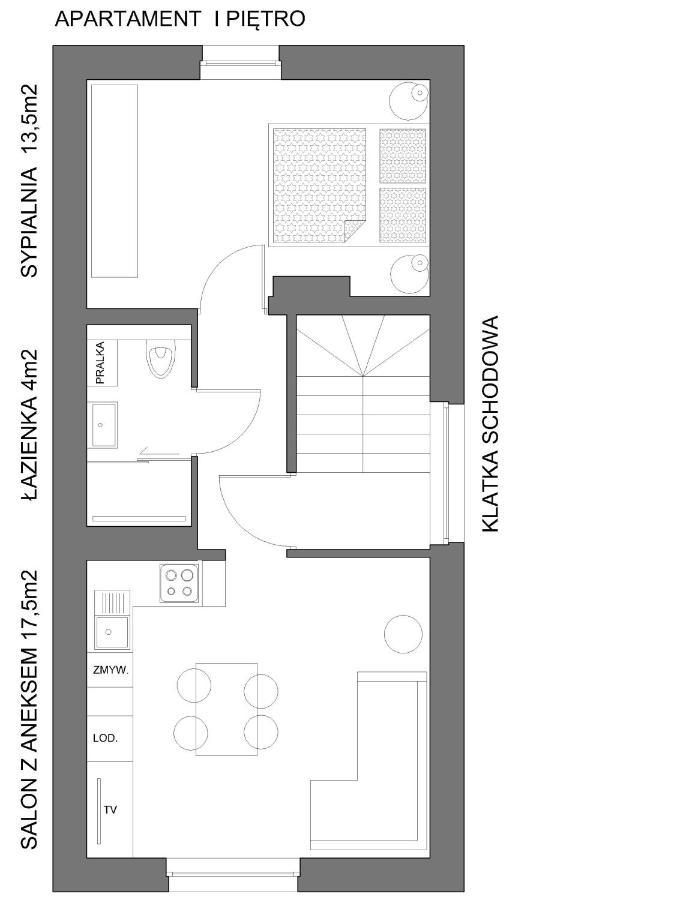 Апартаменты Apartament Hazelnut Гдыня Экстерьер фото